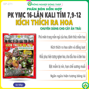 KÍCH THÍCH RA HOA Phân bón hỗn hợp PK YMC 16-LÂN KALI TÍM 79-12 (Gói 500g)