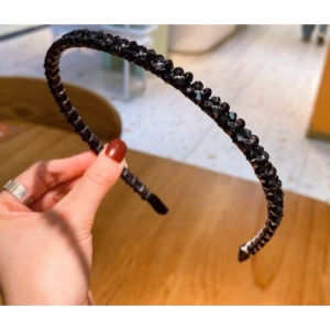 Bando Wanita Krystal Mewah Elegan Bandana Manik-Manik Cewek Aksesoris Rambut Untuk Pesta Fashion MLH B24