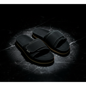 HMD x ADRN - Sandal Slide Kulit Suede Pria - Casual Footwear Korean Style - Sendal Slop Etnik Wanita