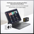 X2 Mini Wireless Portable Outdoor Subwoofer HIFI Metal Bluetooth V5.0 Speaker 360° Sound Surround Creative Gifts Small and Exquisite. 