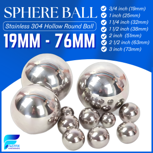 Stainless Steel Sphere Ball Hollow Round Ball Mirror Polished Garden Ornament Premier Hardware