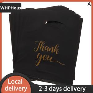 [COD] WHPHous Ship within 24 hours 10Pcs Mini Thank You Plastic Gift Bags Reusable Party Bags Plastic Gift Bag For Birthday Thanksgiving Christmas Gift Bag