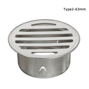 1 x Outdoor Durable Anti-blocking Stainless Steel Rain Pipe Cap Balcony Drainage Cover Roof Floor Drain Drainage Plumbing Fitting
