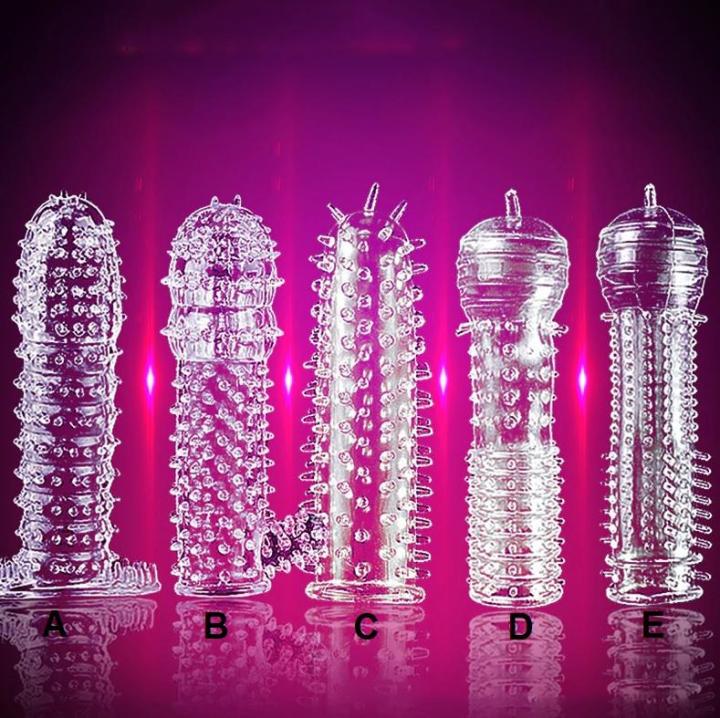 5 in 1 Combo Spike Condom Sex Toy for Men women Dildo Kondom Berduri Sarung  Zakar Clear Tpe Dildo Enlargement Delay Orgasm Male Enlargement Delay Spray  Massager - Lazada | Lazada