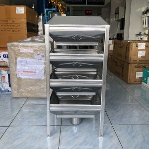 ชั้นเติมอากาศสแตนเลส304แอร์เรเตอร์ ขนาด4ชั้น