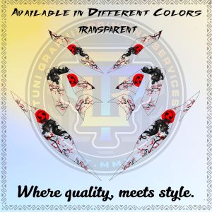 HONDA CLICK V4 2026 DRAGON SAKURA DESIGN - PREMIUM LAMINATED STICKER