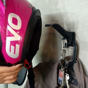 Helmet Hook Helmet Holder Motorcycle VALKYRIE Compatible for EVO SPYDER AGV SEC KYT HJC NHK Helmets