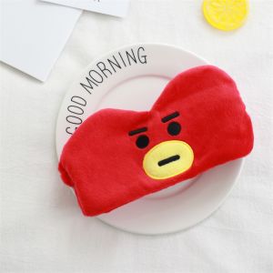 🔥BESFOME🔥 Korean Kpop BT21 Cartoon Turban BTS Plush Headband Concert Props Cosplay Custume Facial Washing Head Band