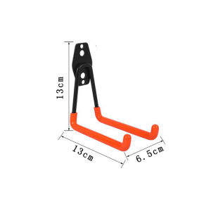 Bike Garage Storage Hooks Utility Hanger Rack Wall Mounted Holder Ladder Heavy Duty Steel Multi-function Organizer Tool