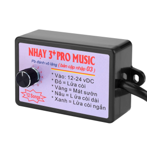 1 Pc - Nhay 3+ Pro Music Rapid Horn Relay 12V-24V For Car Motorcycle Truck Bus Tricycle
