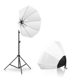 Studio Softbox Set Continuous Lighting with LED Photography Video Studio Light and Adjustable Tripod