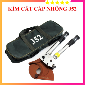 Kìm cắt cáp nhông J52 - Chuyên dụng cắt các loại cáp - Tay cầm rút gọn được - Thợ Săn Máy Ngon