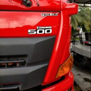 EMBLEM MOBIL HINO 500 EKSTERIOR MOBIL VARIASI TIMBUL 3D BAHAN FIBERGLASS