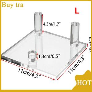 [Buytra] ที่ตั้งโชว์อะคริลิคฐานยึดชั้นวางของสำหรับตัวอย่างหินแร่แร่จีโอดเครื่องประดับชั้นแสดงของสะสมขนาดเล็ก