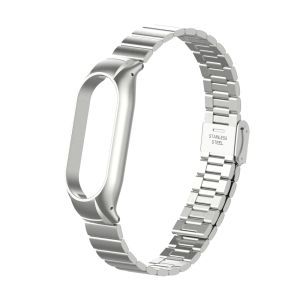 SinHGeY สายโลหะสำหรับ Xiaomi Mi วง7 Mi วง3/4/5/6โลหะทาสีสายสแตนเลสสร้อยข้อมือเปลี่ยนสายรัดข้อมือ