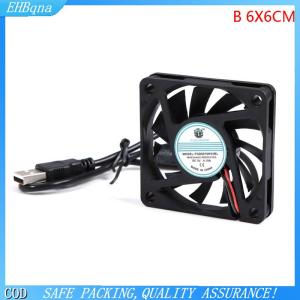 [COD] DC 5V USB Brushless Sleeve Bearing Fen Computer PC Silent Cooler Cooling Fan Lot