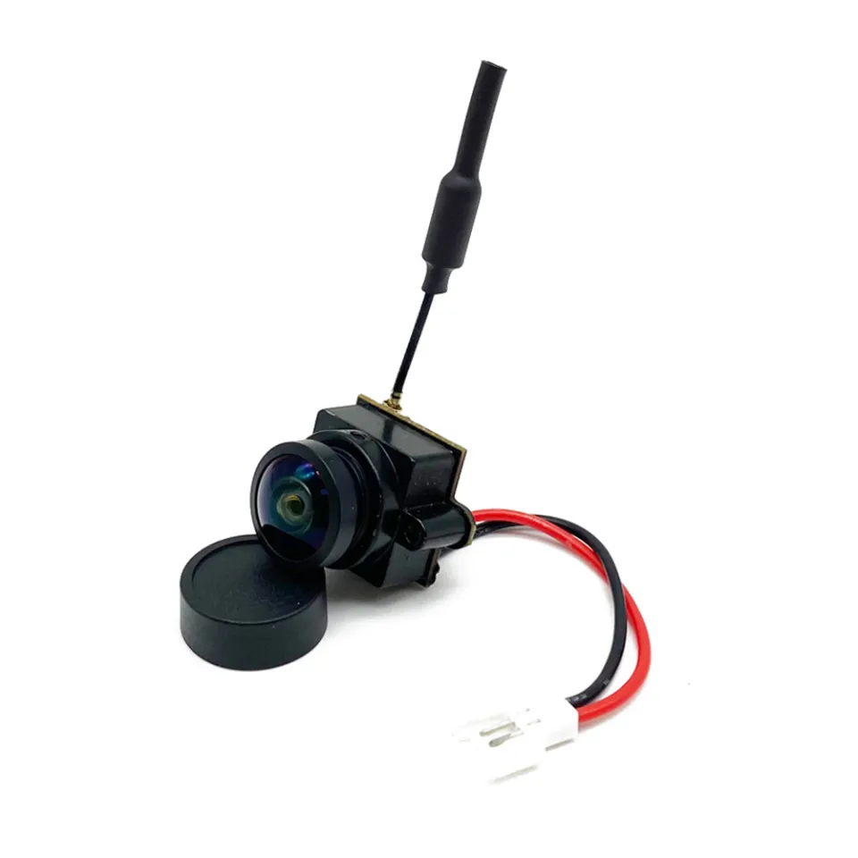 EWRF 48CH 25mW FPV Transmitter VTX-CAM with 1000TVL 180 Degree AIO  Camera for RC Indoor Car Racing Drone Replacement Part Accessory