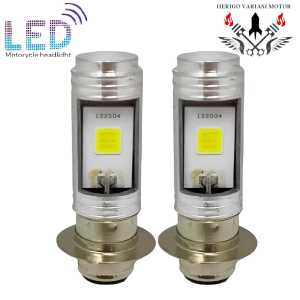 BOHLAM LED 2 SISI LAMPU DEPAN MOTOR NYALA PUTIH UNIVERSAL SOKET H6 PNP VARIO 125 OLD 110 TECHNO SUPRA X 125 JUPITER Z BURHAN DLL HARGA SEPASANG ISI 2 PCS