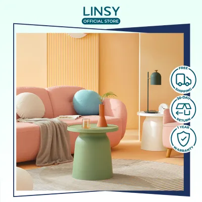 LINSY Delia Coffee Table Modern Living Room Coffee Table White