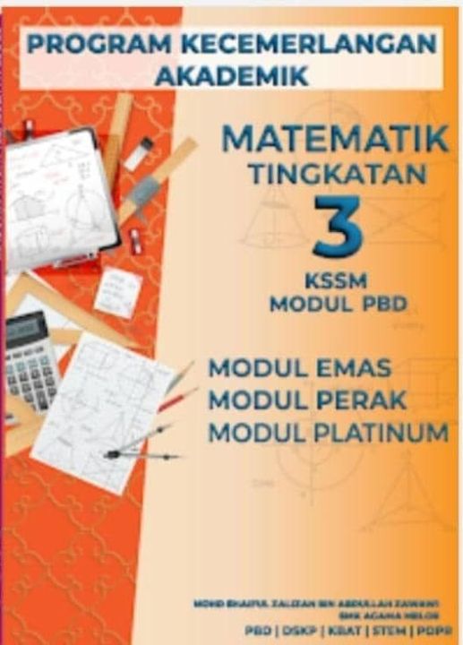 MODUL MATEMATIK TINGKATAN 3
