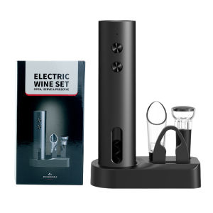 ที่เปิดขวดไวน์อัตโนมัติ แบบพกพา ที่เปิดขวดไวน์ไฟฟ้า แบบชาร์จไฟได้ เปิดง่าย ที่เปิดจุกคอร์กอัตโนมัติ ของใช้ในครัว ที่เปิดขวดอเนกประสงค์ Automatic Wine Opener Portable Kitchen Gadgets Rechargeable Multi Functional  Bottle Opner
