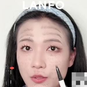 【Ship in 24H】Four-color liquid eyebrow pencil natural and smooth