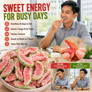 Seedless Guava Snacks Red Heart Dried Guava Delicious Preserved Fruit Chewy Guava Treat Sweet Dried Fruit Snack Ready to Eat Daily Office Travel Snack