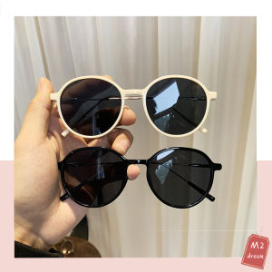 แว่นกันแดด แว่นกันแดดแฟชั่นเกาหลีสําหรับผู้หญิง แว่นกันแดด ทรงกลม
