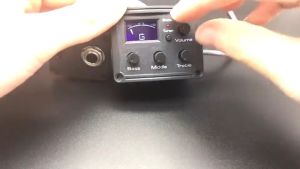 Ukulele Piezo Pickup Preamp System with LCD Display 3-Band EQ and Tuner Musical Instrument Accessory
