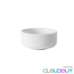 White Ceramic Steak Plate Dining Serving Dish for Home Restaurant Nordic Style Tableware 1Pc