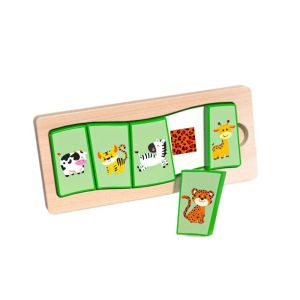 OTYRF Pattern Cognitive Wooden Toys 3D Puzzles Puzzle Board Montessori Animal Jigsaw Toys Cognitive Jigsaw Puzzle Challenges Shape Matching Board Game Parent Child