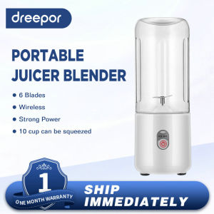Dreepor Portable Juicer Blender Small Size Vegetables Fruit Presser Electric Juice Cup USB Rechargeable Blender Shaker