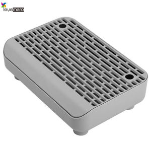 Elevated Cat Litter Mat Non-Slip Detachable Trapper Tray Easy Clean Fits Most Cat Litter Boxes