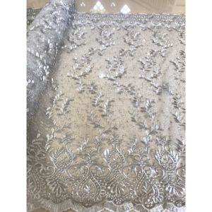 Kain Tulle Akar Bordir Bunga Tumpal/ Kain Kebaya (Harga 05m) Kain Tulle Akar Bunga / Kain Tille Akar Bunga Tepi/ Brokat Import Murah/ Kain Brokat Kebaya/ Kain Brokat Mewah/ Kain Brokat Tille Kekinian/ Brokat Mewah Import 2021