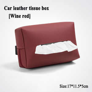 กล่องเก็บรถยนต์ใช้งานหลากหลายทิชชู่แบบพกพาที่นั่งบังแดดพนักพิงทิชชู่กล่องทิชชู่เก็บของและจัดระเบียบ