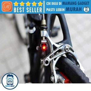 ARAFURA - Lampu Rem Sepeda Mini LED Waterproof CR1025 Battery - Black