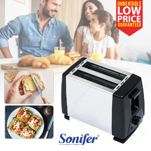SONIFER SF-6007 Toaster Automatic Pop Up 2 Slices Fast Heating Bread Breakfast Maker / Pembakar Roti Sonifer