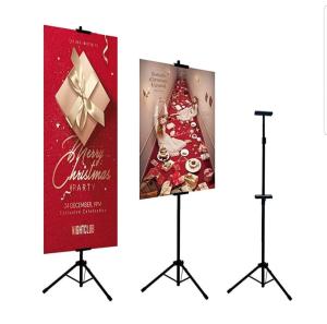 【MD MOHS DIAGNOSTICS】Poster Banner Tripod Stand Double-Sided