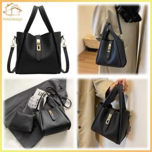Bucket Bag for Women Magnetic Closure Shoulder Bag PU Leather with Inner Bag Satchel Bag Handbag for Work Travel