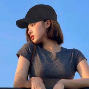 Baseball Hat Wig With Bobo Short/Long Straight Hair Wigs Adjustable Wig Hat Attached Short Hair Cap Wig for Women