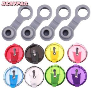 JCSYFAC 10 20pcs phổ Silicone niêm phong chai rơm lỗ grommets Stopper Nắp rơm cắm thay thế gỗ 20 30oz Thermos cup