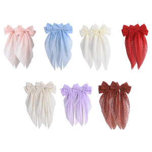 2pcs Stylish Lace Bows Curtain Tiebacks Multipurpose Curtain Holdbacks For Adding Elegances To Any Room 40cm/15.75inch