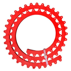 ESH63 Gear Shape Woodworking Profiling Strip Adjustable Shape Contour 1M/2M Flexible Curve Template Gear Transmission Chain Ease Excellent Resilience Plank Cutting Auxiliary Tool Fixed Complex Shape Contour
