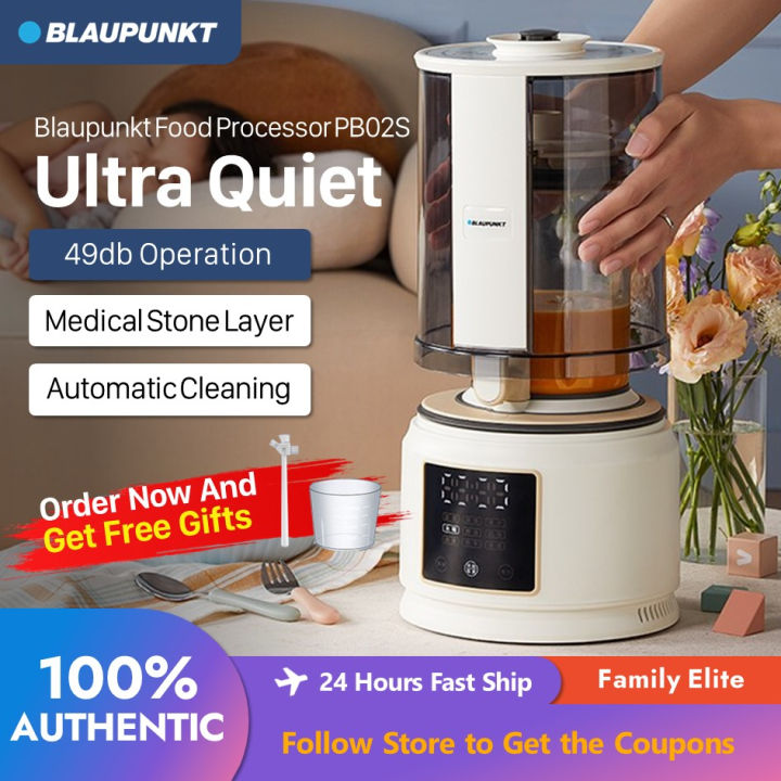 Blaupunkt Ultra Quiet Food Processor Soymilk Machine Automatic Juicer