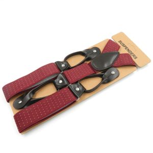 MADEWITH Heavy Duty Mens Suspenders Adjustable Multiple Styles Button End Suspenders Tuxedo Stretch Y-Back Suspenders Wedding