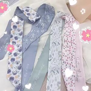Korean style scarf for women twilly scarf for bags handle headband for women hair accessories for women accessories for women SP0500