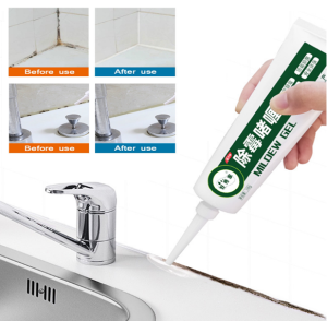 DSMAJU Superior Mildew Gel Mold Remover Gel Mildew Remover Jelly 120g Anti Fungus Sink Cleaner Bathroom Mold Remover