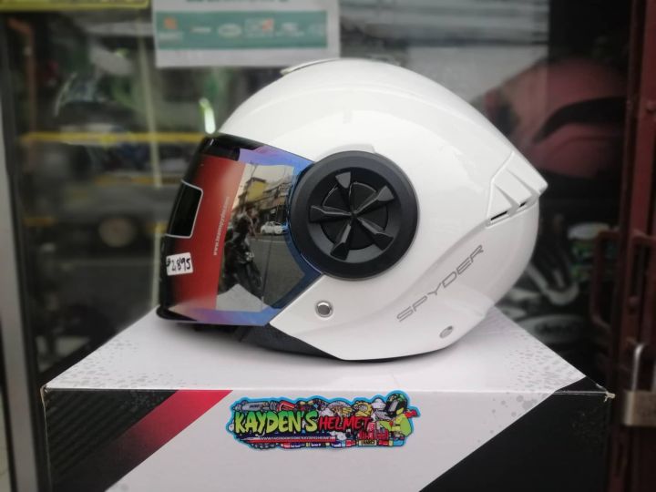 Spyder reboot 2 gloss white+ FREEBIES | Lazada PH