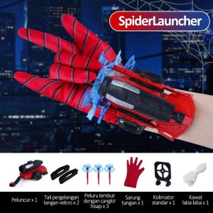 Mumystation Mainan Anak Sarung Tangan Spider Hero Spider Mainan Super Hero Anak