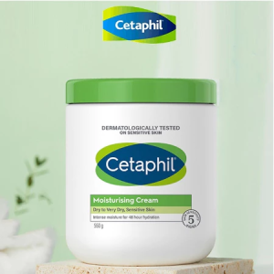 【Ready stock】CETAPHIL Moisturizing Cream 550g Face & Body Moisturizer for Sensitive Dry Skin